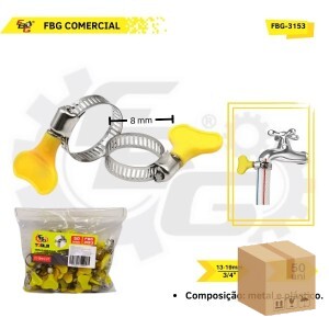 FBG-M 3153 ABRAÇADEIRA DE METAL 3/4