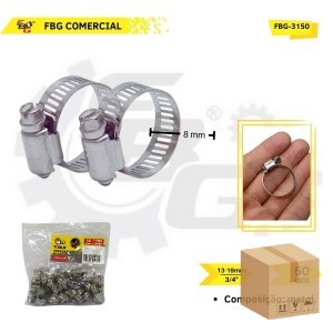 FBG-M 3150 ABRAÇADEIRA DE METAL 3/4