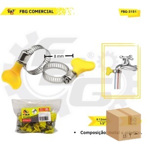 FBG-M 3151 ABRAÇADEIRA DE METAL 1/2