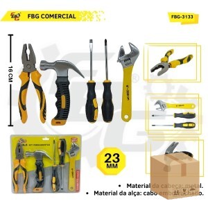 FBG-M 3133 JOGO DE FERRAMENTAS 5 PEÇAS