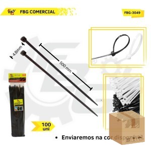 FBG-M 3049 ABRAÇADEIRA DE NYLON 500x4.8