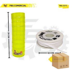FBG-3273  FITA VEDA ROSCA 18MM X 25M