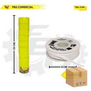 FBG-3299  FITA VEDA ROSCA 18MM - 10M C/10