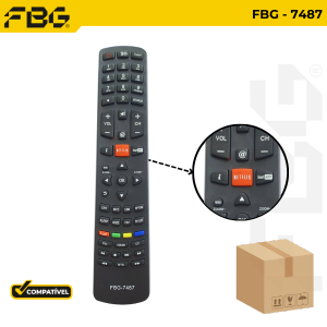 FBG-M 7487 COMPATÍVEL C/ LCD PHILCO C/ NETFLIX