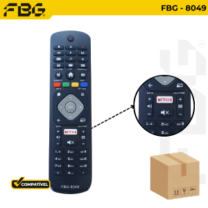 FBG-M 8049 SMART COMPATÍVEL C/  PHILIPS C/ NETFLIX