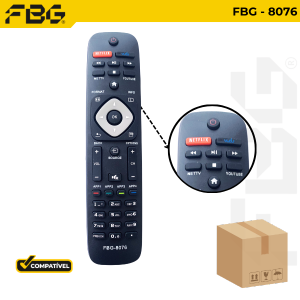 FBG-M 8076 SMART COMPATÍVEL C/  PHILIPS C/ NETFLIX