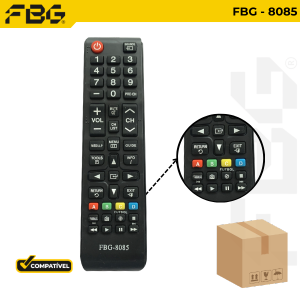 FBG-M 8085 CONTROLE COMPATÍVEL C/ TV SAMSUNG  3D/FUTEBOL
