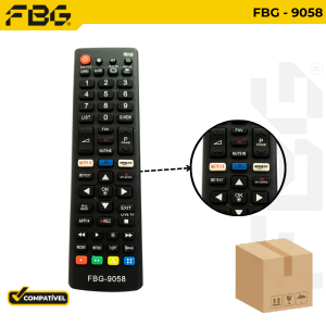 FBG-M 9058 SMART COMPATÍVEL C/  LG C/NETFLIX E AMAZON