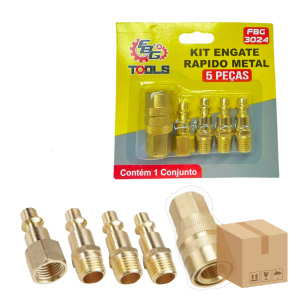FBG-M 3024 KIT DE ENGATE RAPIDO 5 PÇ