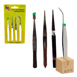 FBG-M  3046 KIT PINÇA ANTIESTATICA 4 PÇ